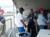 Lunch is ready at the Andretti Green hospitality tent